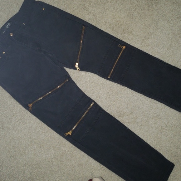 Mens black denim jeans. - Picture 2 of 3